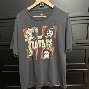 The Beatles Shirt Black Short Sleeve Crew‎ Neck Concert Shirt Band Tee M/L